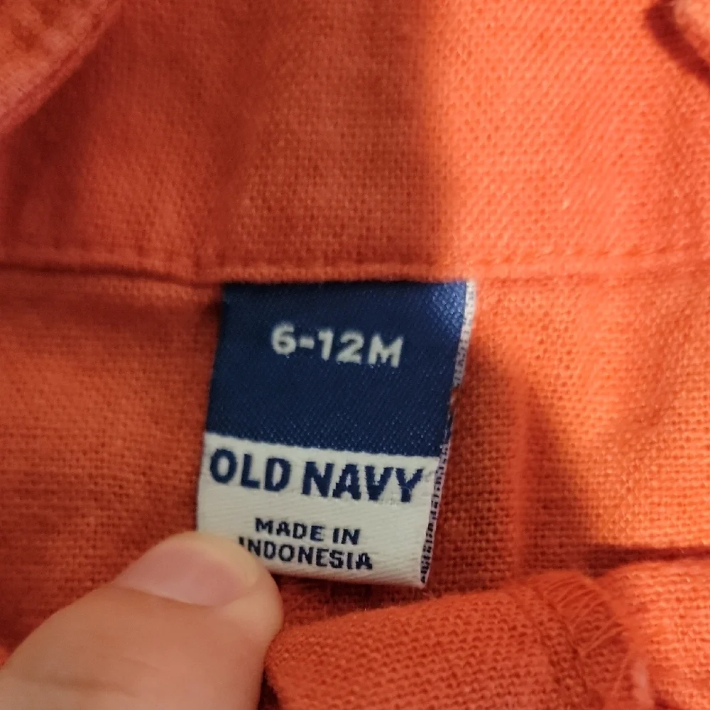 Old Navy Orange Jumpsuit Romper